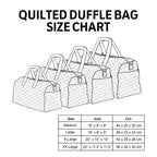 Hippie Journey Quilted Duffle Bag