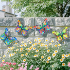 A complete set! 4Pcs Butterfly Metal Wall Decor