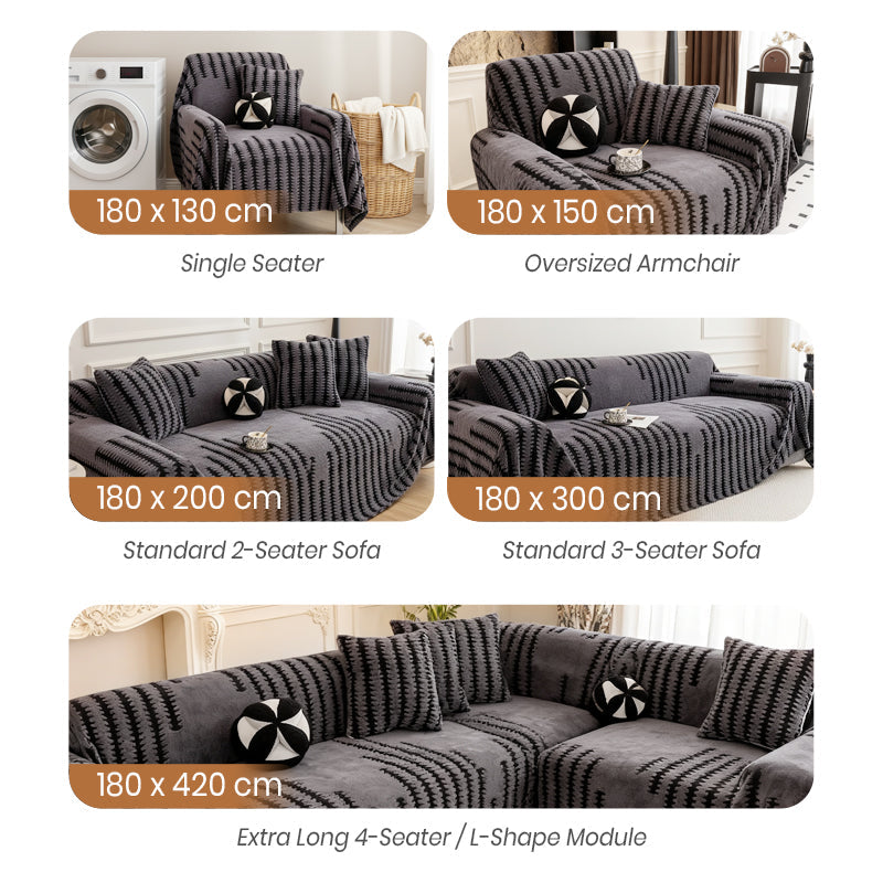 📢📢50% OFF !!⏰⏰Soft Plush Non-Slip Couch Cover