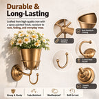 🌸 Wall-Mounted Flower Vase with Hook